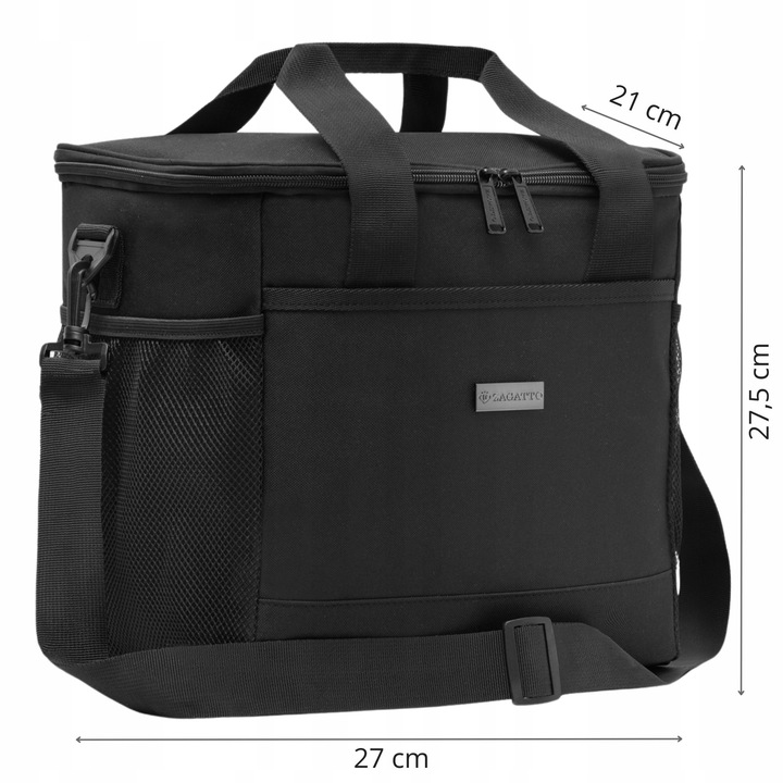 Torba termiczna na lunch box na jedzenie torba śniadaniowa na ramie ZAGATTO