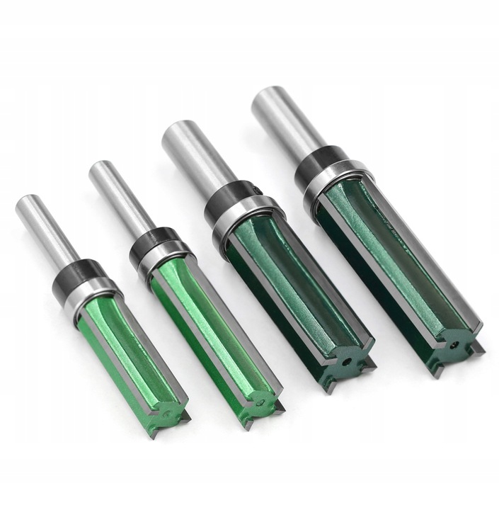 Frez prosty do drewna 4P | trzpień 8 mm | fi 16 x 50 | VHM | z łożyskiem