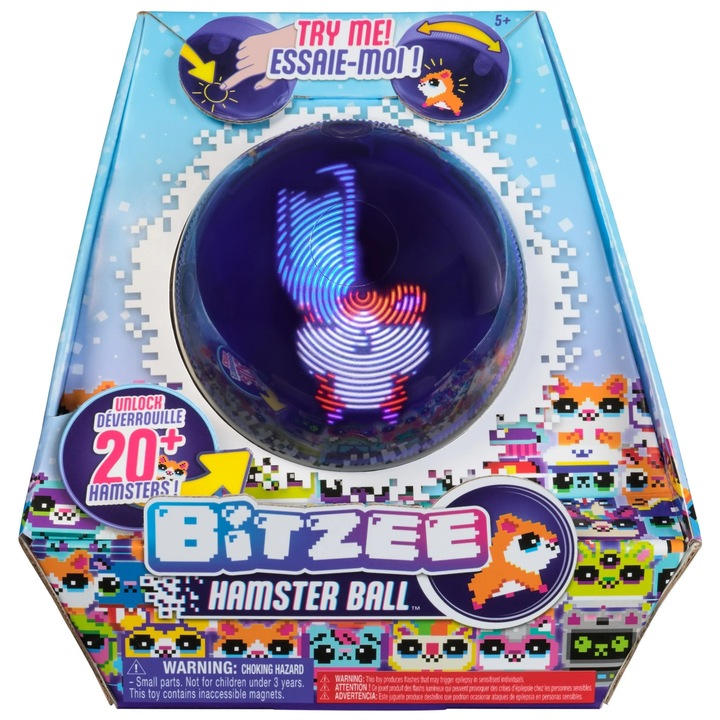 Bitzee. Piłka interaktywna z chomikiem Spin Master