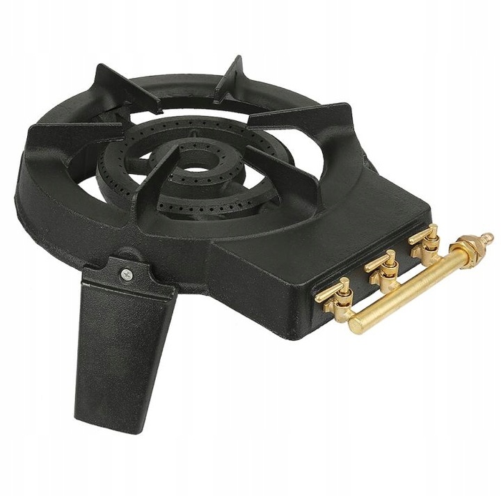 KUCHENKA GAZOWA DUŻY TABORET ŻELIWNY MOCNY PALNIK 10kW NA BUTLE LPG SOLIDNA