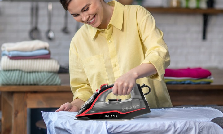 MOCNE ŻELAZKO PAROWE CERAMICZNE STRAŻAK 3000W 9w1 INNOWACJA ANTI-DRIP