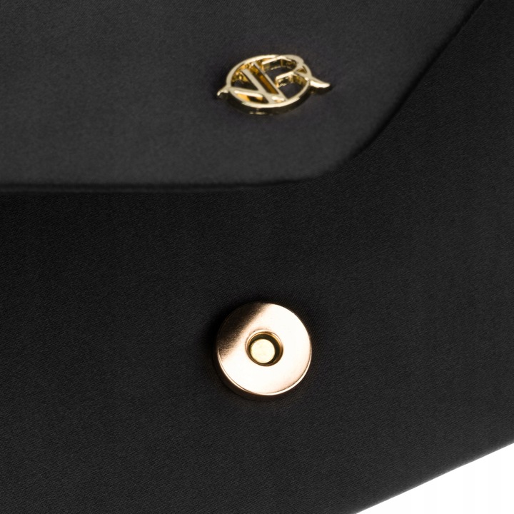 Elegancka torebka damska kopertówka Rovicky brokatowa wizytowa z kieszonką