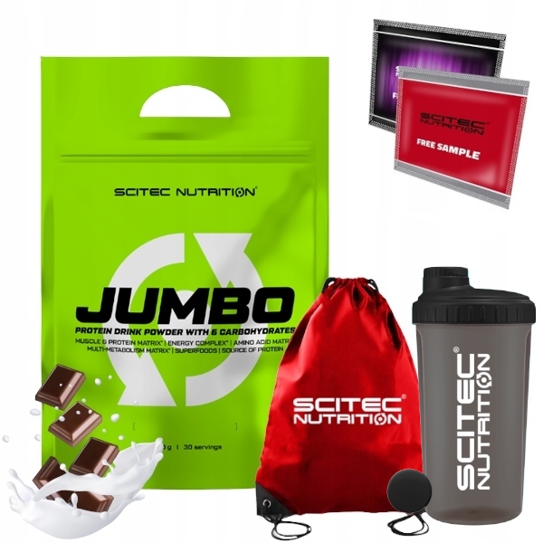 SCITEC JUMBO GAINER 6600g MASA MIĘŚNIOWA WYDOLNOŚĆ