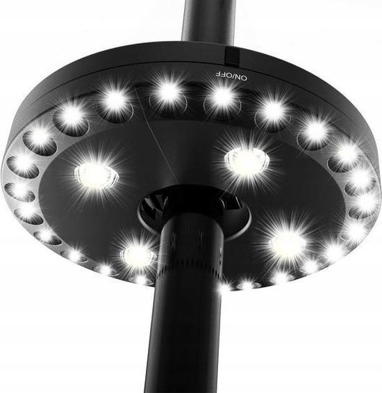 OŚWIETLENIE LAMPA PARASOLOWA PARASOL BALKON LED