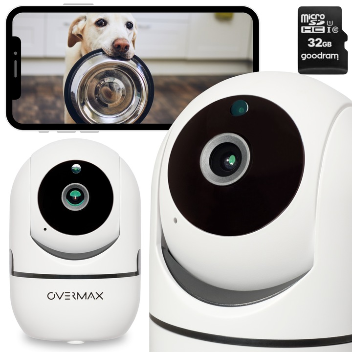 KAMERA DLA PSA KOTA DO OBSERWACJI MONITORING DOMU APLIKACJA Karta SD GRATIS