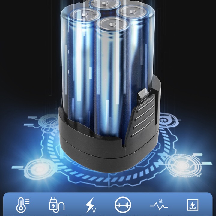 SWANSOFT Sekator Elektryczny, 850W 16,8V 2Ah, Sekator Sadowniczy PRU28