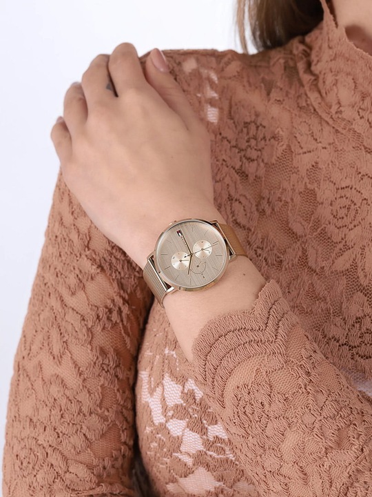 ZEGAREK DAMSKI TOMMY HILFIGER 1781943 JENNA ZŁOTY ORYGINALNY + PUDEŁKO