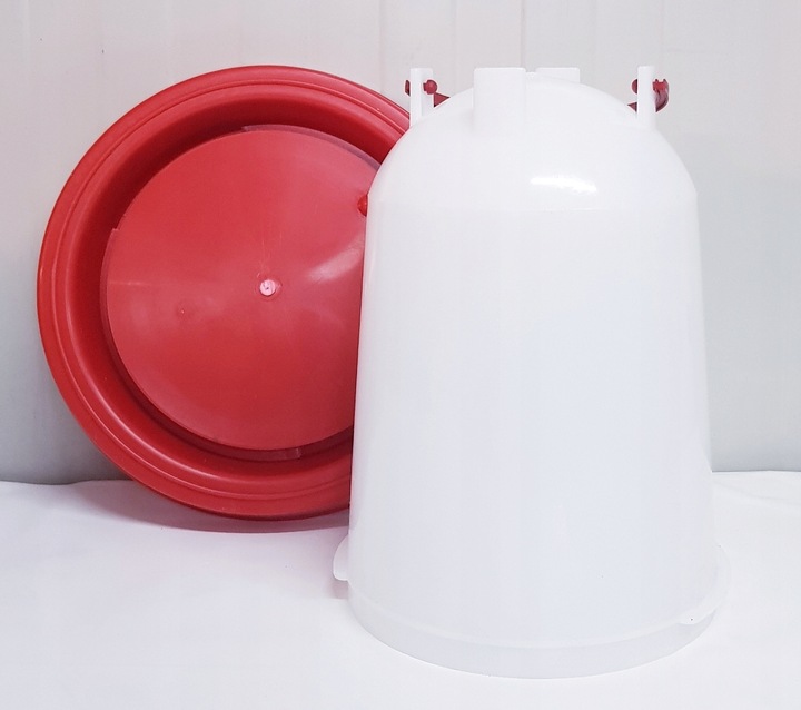 Zestaw dla drobiu POIDŁO 6L + KARMNIK 6KG DLA DROBIU KACZEK GĘSI KUR