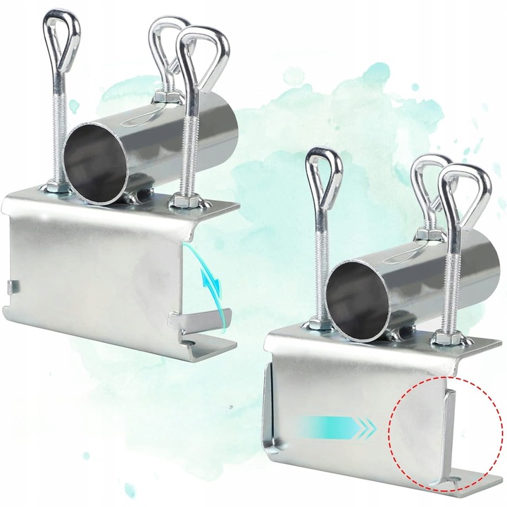 Uchwyt na FLAGĘ Parasol na balkon BEZ WIERCENIA do Poręczy Do Barierki