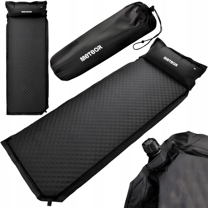 Mata Samopompująca Karimata Materac Turystyczny Pod Namiot 188x66 cm METEOR