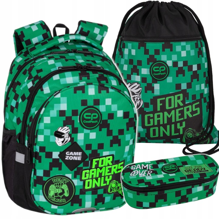 CoolPack plecak szkolny Game Zone tornister 1 2 3 4 klasa dla chłopca