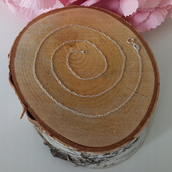 Łańcuszek srebrny Falsa corda 45cm 1.3mm 925