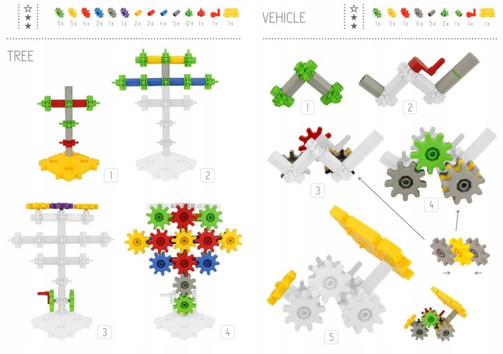 KORBO RUCHOME KLOCKI KONSTRUKCYJNE Basic 180 el.