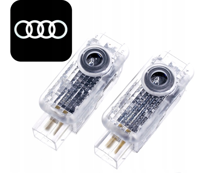 LED LOGO PROJEKTOR AUDI A1 A3 A4 A5 A6 A7 A8 Q3 Q5 Q7 R8 TT