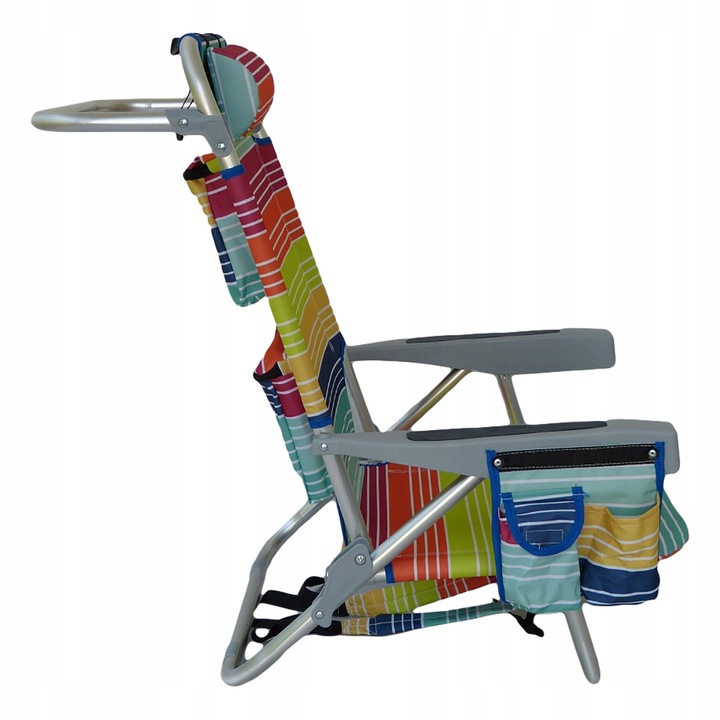 leżak MULTICOLOR plażowy, ALUMINIUM,ogrodowy.