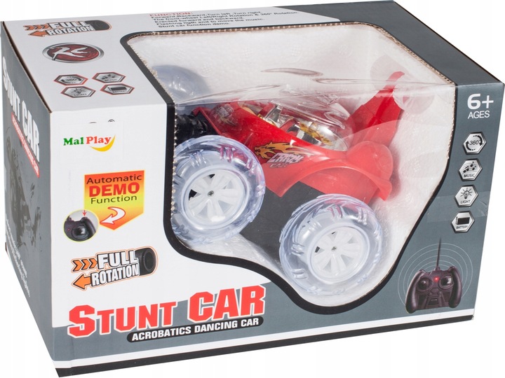 SAMOCHÓD ZDALNIE STEROWANY AUTO TWISTER KASKADER NA PILOTA DLA CHŁOPCA