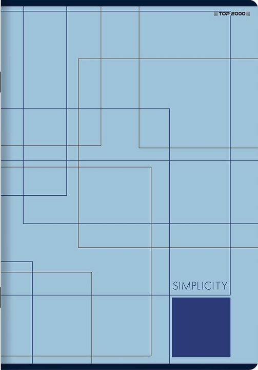 10X ZESZYT TOP 2000 A5 60 KARTEK, KRATKA +MARGINES