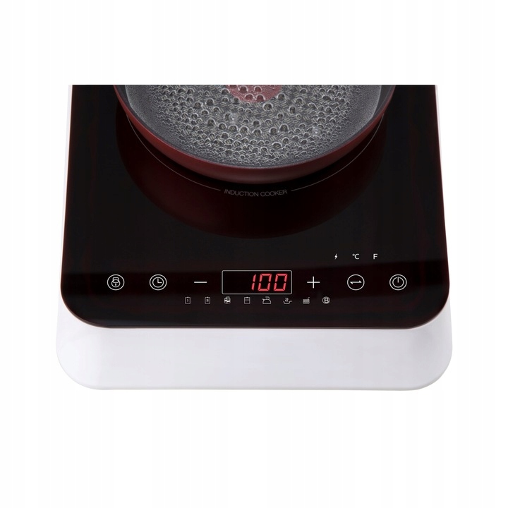 PŁYTA INDUKCYJNA NIEMIECKA KUCHENKA PRZENOŚNA MEDION 2000W TIMER 8 Progr.