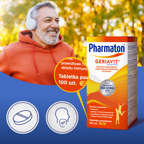 Pharmaton Geriavit, 100 tabl.