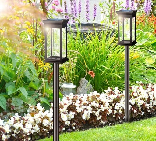 6x Lampa ogrodowa SOLARNA LED wbijana Latarnia Żarówka Filament 3000K SMD