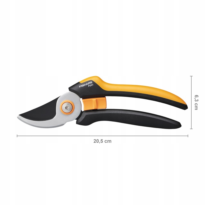 FISKARS Sekator ogrodowy nożycowy P341 Solid do świeżych gałęzi kwiatów
