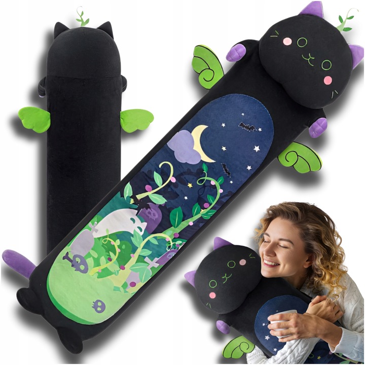 Kot Pluszak Maskotka Dlugi Kot Pluszak Koty Duzy Xxl100cm Idealny Prezent