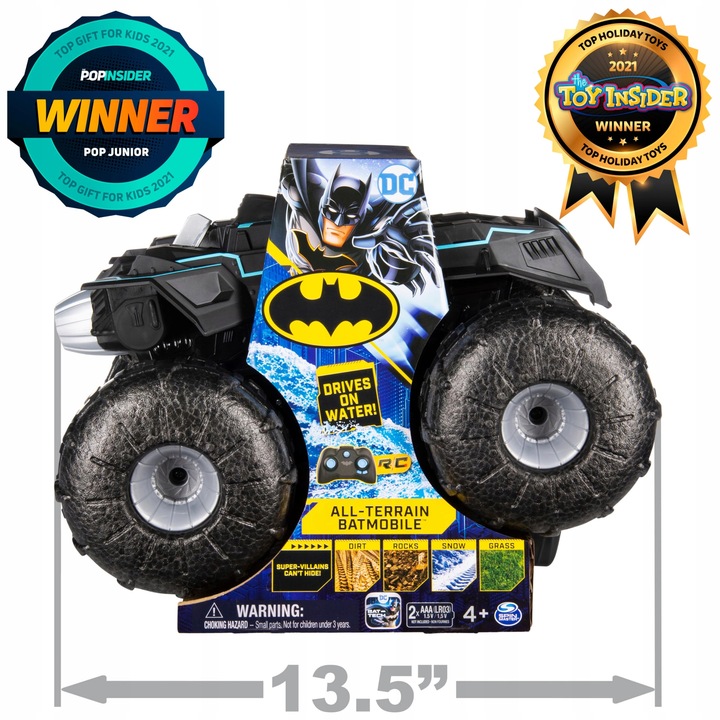 Pojazd zdalnie sterowany Spin Master DC Comics Batmobil Batman RC
