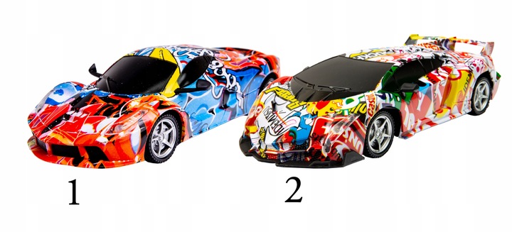 Samochód zdalnie sterowany graffiti, światło R/C