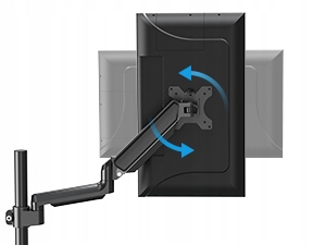 Regulowany WYSOKI Uchwyt Biurkowy do Monitora WIESZAK NA Monitor LCD 13-32"