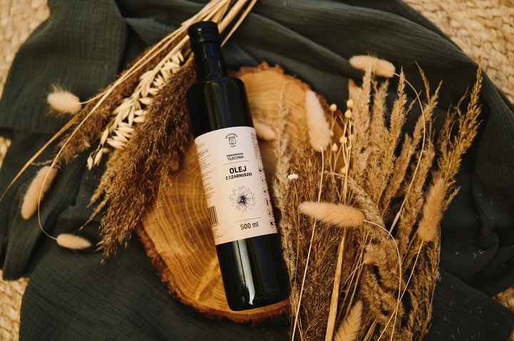 OLEJ Z CZARNUSZKI 500ml 10,62! mg/g TYMOCHINONU zimnotłoczony NIERAFINOWANY