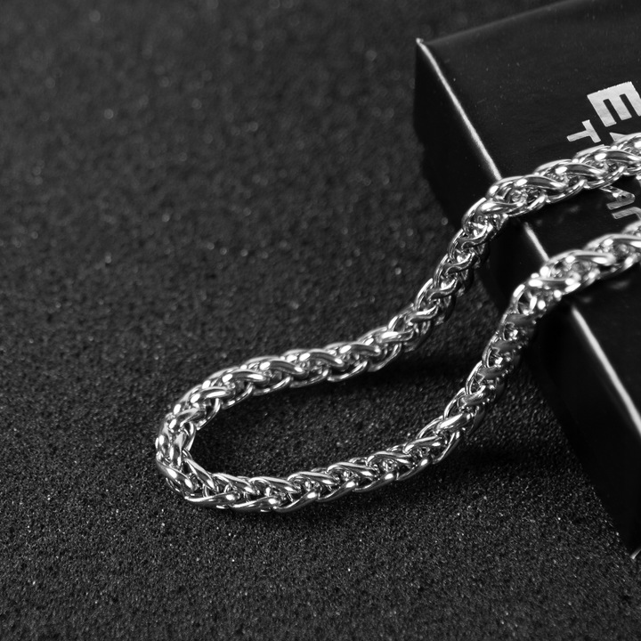 Nieśmiertelnik Tytanowy Orzeł 3RP z GRAWEREM GRATIS + Łańcuszek WHEAT