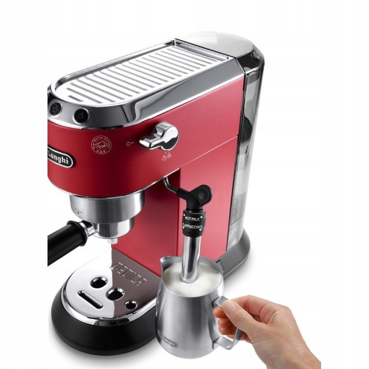 Ekspres ciśnieniowo-przelewowy De'Longhi EC685R 1350 W czerwony L.AG.22