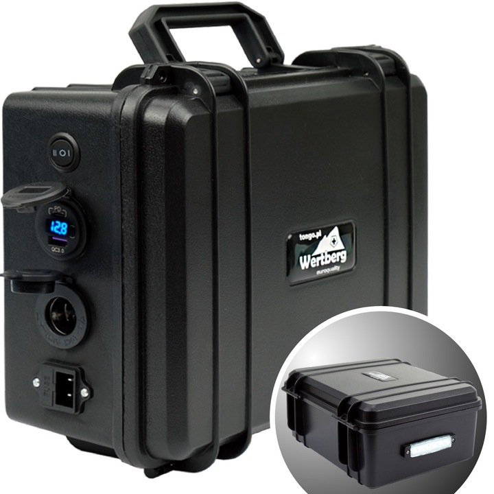 Akumulator do kompresorowych lodówek turystycznych bateria stacja zasilania