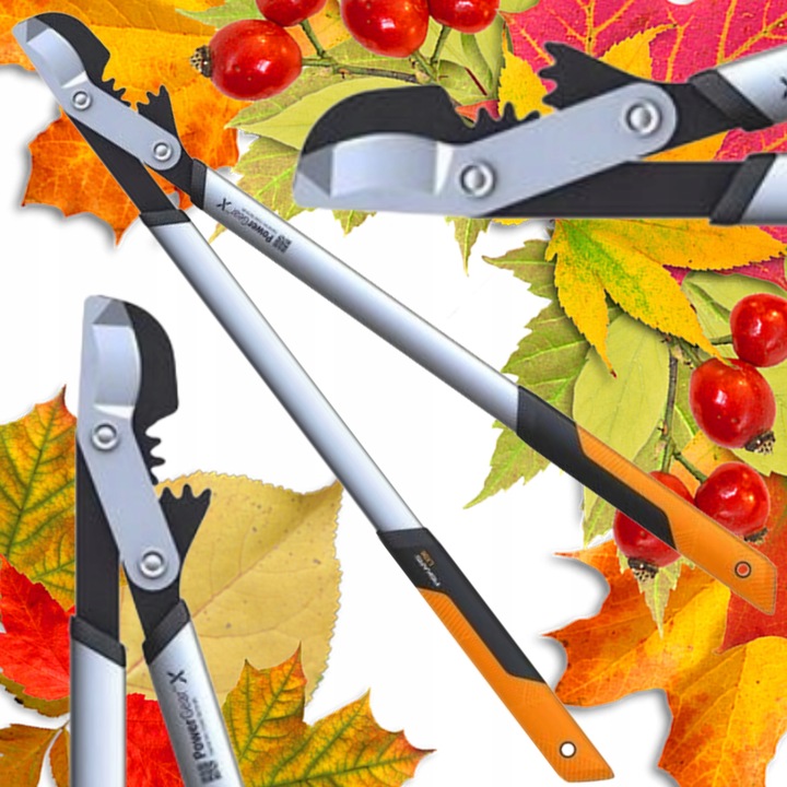 SEKATOR NOŻYCOWY OSTRY FISKARS NOŻYCE DWURĘCZNE DO GRUBYCH GAŁĘZI 1020188