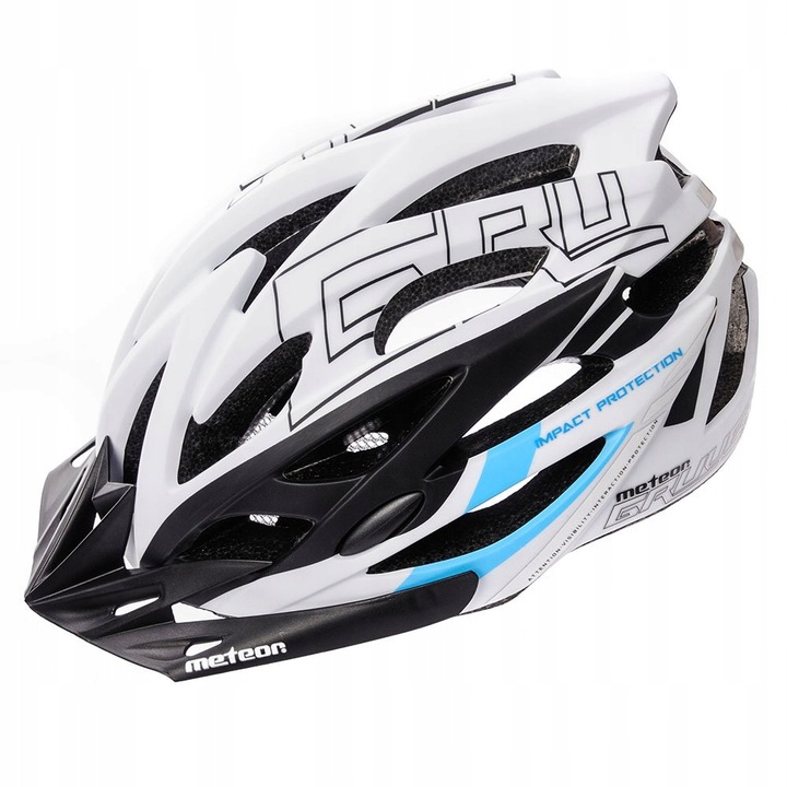 KASK ROWEROWY REGULOWANY METEOR GRUVER S 52-56cm siatka otwory wentylacyjne