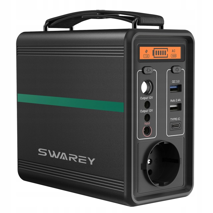 POWER BANK SWAREY GENERATOR SOLAR 52000 mAh Type-c / QC3.0 /USB+100W SOLAR