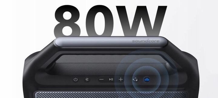 Głośnik przenośny Soundcore Boom 2 IPX7 80W EQ Czarny
