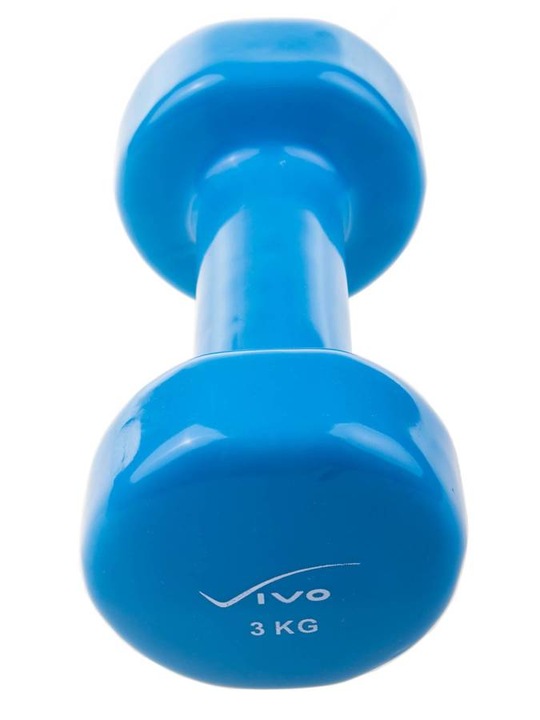 Zestaw Hantli Hantelek Ciężarków Do Ćwiczeń Pokrytych Winylem 2x3 kg