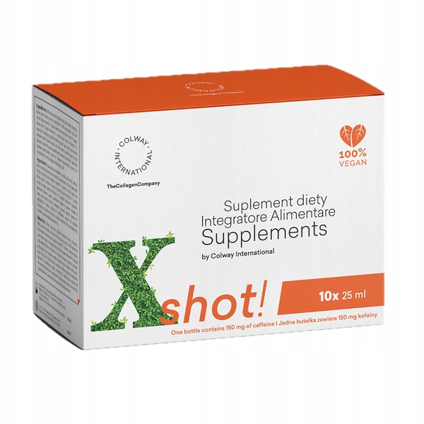 Xshot Colway naturalny energetyk z witamin 10x25ml