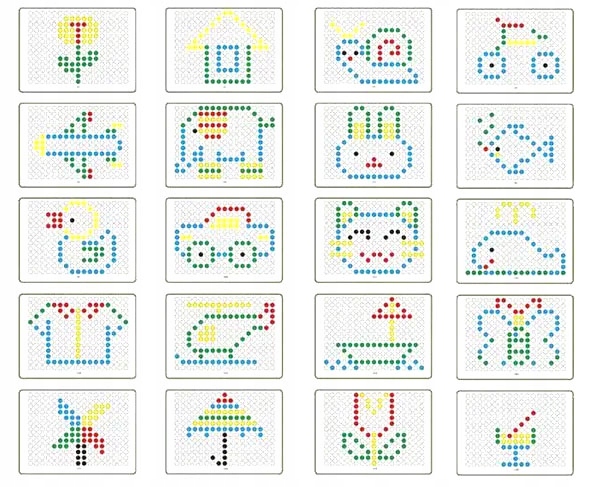 TABLICA MAGNETYCZNA DINOZAUR UKŁADANKA MOZAIKA MONTESSORII