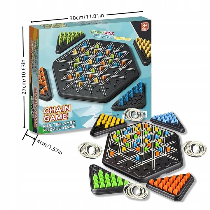 TRIANGLE CHESS BOARD GAME, INTERACTIVE PEGBOARD GAME, DESKTOP BOARD GAMES