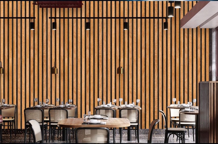 Tapeta Lamel Samoprzylepna Panele Ścienne 3D Okleina Lamele Brąz Drewno 10m