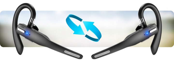 SŁUCHAWKA BLUETOOTH 5.1 DO ROZMÓW KIEROWCY POWERBANK ETUI ŁADUJĄCE MULTI