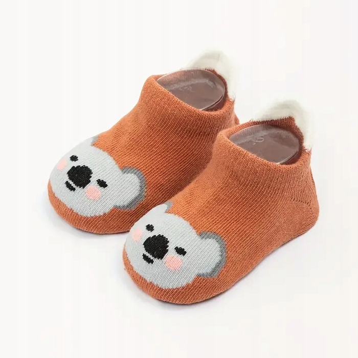 skarpetki niemowlęce w zwierzęta 6pak antypoślizgowe 1-3 lata