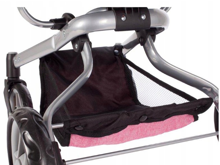 WÓZEK 2W1 GŁĘBOKI SPACERÓWKA DLA LALEK GONDOLA Składany + TORBA