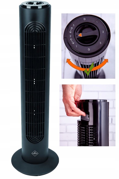 Wentylator KOLUMNOWY Stojący PODŁOGOWY ELDOM WKC20