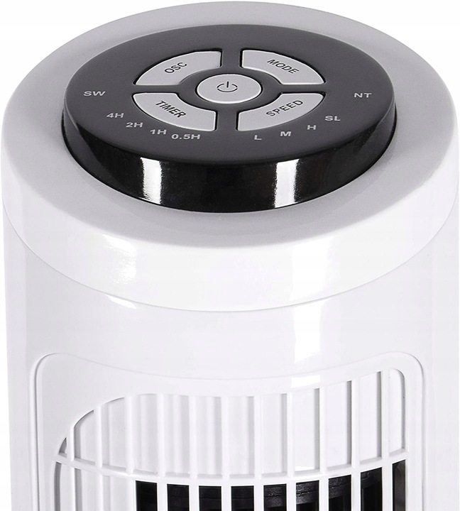 Wentylator kolumnowy TecVance Tower Fan biały