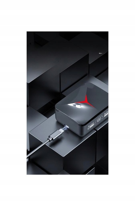 SŁUCHAWKI BEZPRZEWODOWE DOUSZNE M90 PRO MIKROFON BLUETOOTH 5.3 + POWERBANK