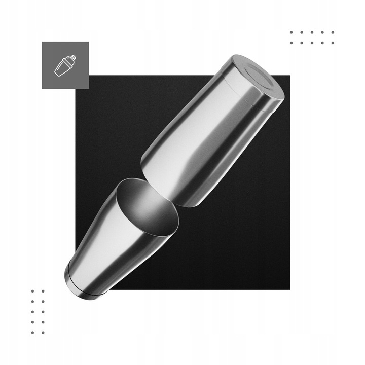 Zestaw barmański do drinków SHAKER Mark Adler Shake 3.0 STAL NIERDZEWNA