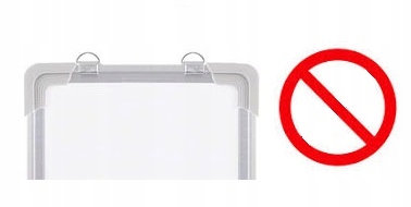 Tablica Biała suchościeralna magnetyczna 90x60